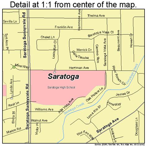 saratoga ca map|saratoga springs ny street map.
